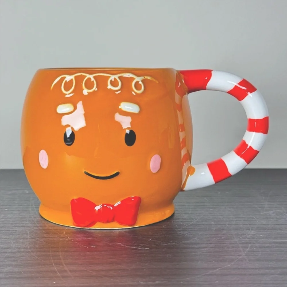 🆕 Target Gingerbread Man Mug Coffee Cup, Ceramic Mug Christmas Holiday Decor